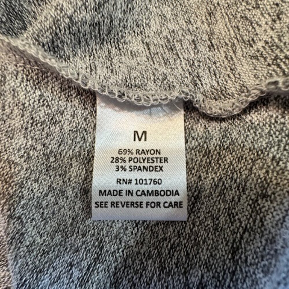 Rustic Thanksgiving Tunic Top - Boho Leopard Print Pumpkin Cozy Lounge Sweater M - Picture 8 of 9